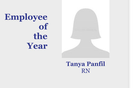 Employee of the Year Tanya Panfil RN