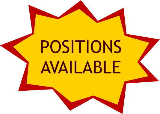 POSITIONS AVAILABLE